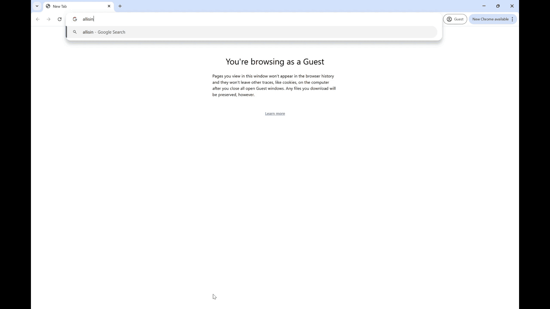 intro screen